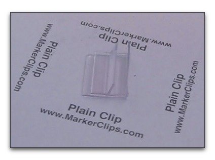 Plain Marker Clips